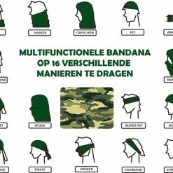 Top 10 𧨠123fun 10-pack Multifunctionele Bandana - Camouflage - Leger - Masker β 7 Top 10 𧨠123fun 10-pack Multifunctionele Bandana - Camouflage - Leger - Masker β -MGO Leisure Wear winkel 550x456 4