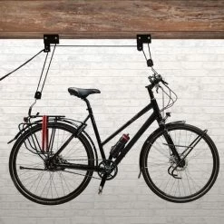 Kopen 🔥 Mirage Fietslift Superlifter 57kg Staal Zwart 11-delig ❤️