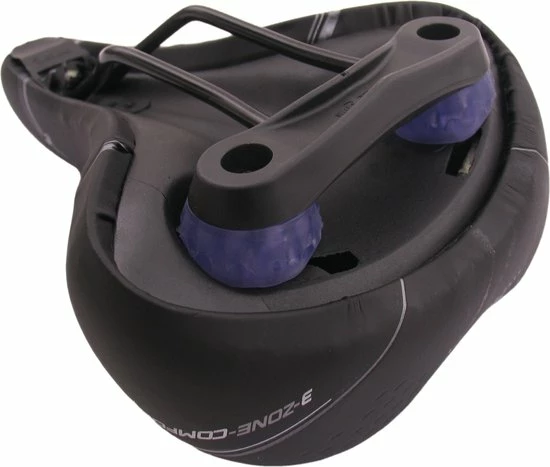 Promo 😍 Zadel Selle Bassano Volare BigCity XXL Elastomeer - Zwart 🤩 4 Promo 😍 Zadel Selle Bassano Volare BigCity XXL Elastomeer - Zwart 🤩 - Afbeelding 2