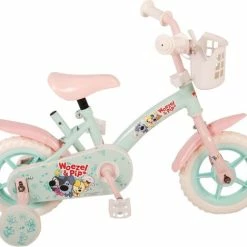 Top 10 ๐ Volare Woezel & Pip Kinderfiets - Meisjes - 10 Inch - Mint Blauw/Roze - Doortrapper ๐