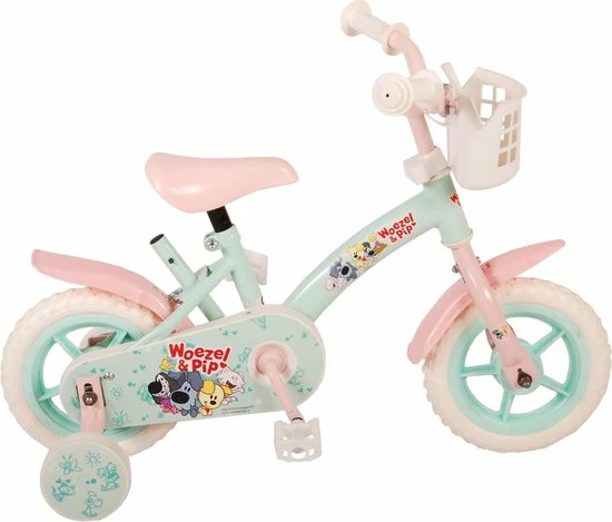 Top 10 🎉 Volare Woezel & Pip Kinderfiets - Meisjes - 10 Inch - Mint Blauw/Roze - Doortrapper 🌟 3 Top 10 🎉 Volare Woezel & Pip Kinderfiets - Meisjes - 10 Inch - Mint Blauw/Roze - Doortrapper 🌟