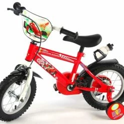 Beste deal 😀 Volare Disney Cars Kinderfiets - Jongens - 12 Inch - Rood 😀 -MGO Leisure Wear winkel 550x471 1