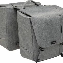 Nieuw 💯 New Looxs Nova MIK Afneembare Dubbele Fietstas - 32 Liter – Grijs 👏