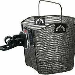 Begroting ๐ Bellelli Fietsmand Fijnmazig Metaal Stuurhouder - Zwart ๐