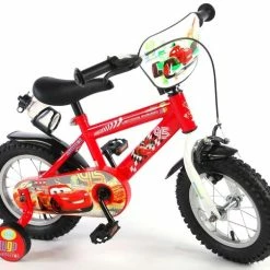 Beste deal 😀 Volare Disney Cars Kinderfiets - Jongens - 12 Inch - Rood 😀 -MGO Leisure Wear winkel 550x484 5