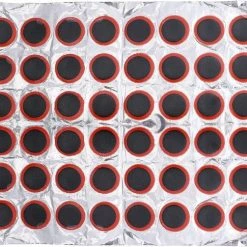 Beste deal ๐ Merkloos Fietsband Plakkers Set - Rond - Bandenreparatie Fiets - 48 Patches - 25mm ๐ฅฐ