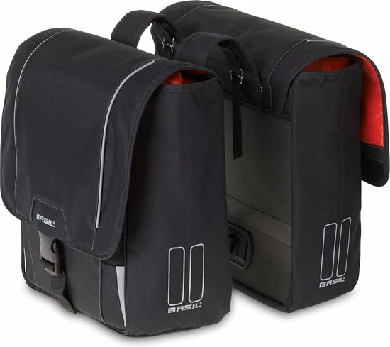 Flash-uitverkoop ⭐ Basil Sport Design Dubbele Fietstas - Zwart - 32 Liter ✔️ 12 Flash-uitverkoop ⭐ Basil Sport Design Dubbele Fietstas - Zwart - 32 Liter ✔️ - Afbeelding 10