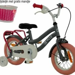 Beste recensies van 👍 2Cycle Pretty - Kinderfiets - 12 Inch - Grijs-Roze - Meisjesfiets 👍