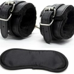 Promo ⭐ Slowmoose Erotisch Leer Sm Bondage, Oogmasker Met Handboeien Blinddoek, Vrouwen Speelgoed Voor Volwassenen Spelletjes [roze Set] ⭐ -MGO Leisure Wear winkel 550x493 7