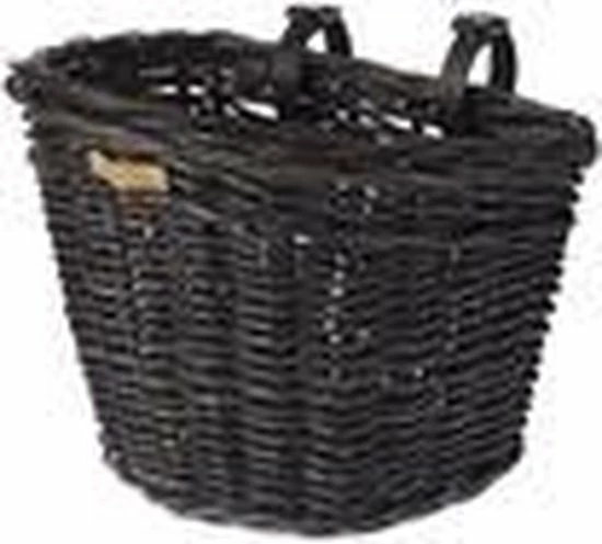 Promo π Basil Noir Fietsmand L - Voor - Rotan - Zwart Melee - Large π 5 Promo π Basil Noir Fietsmand L - Voor - Rotan - Zwart Melee - Large π - Afbeelding 3
