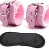 Promo ⭐ Slowmoose Erotisch Leer Sm Bondage, Oogmasker Met Handboeien Blinddoek, Vrouwen Speelgoed Voor Volwassenen Spelletjes [roze Set] ⭐ -MGO Leisure Wear winkel 550x500 4