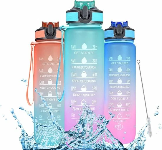 Beste recensies van π₯ Mundo Drinkfles - 1 Liter - Waterfles - Lekvrij - Sport Bidon - Met Rietje - Met Motivatie Tekst - Roze Blauw - Bekend Van TikTok En Instagram π 5 Beste recensies van π₯ Mundo Drinkfles - 1 Liter - Waterfles - Lekvrij - Sport Bidon - Met Rietje - Met Motivatie Tekst - Roze Blauw - Bekend Van TikTok En Instagram π - Afbeelding 3