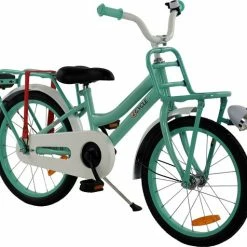 Aanbiedingen 🌟 2Cycle Pretty Kinderfiets - 18 Inch - Voordrager - Groen - Meisjesfiets ❤️