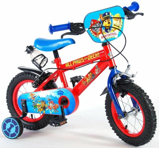 Groothandel 👏 Volare Paw Patrol Kinderfiets - Jongens - 12 Inch - Rood Blauw - 2 Handremmen ❤️ 16 Groothandel 👏 Volare Paw Patrol Kinderfiets - Jongens - 12 Inch - Rood Blauw - 2 Handremmen ❤️ - Afbeelding 14
