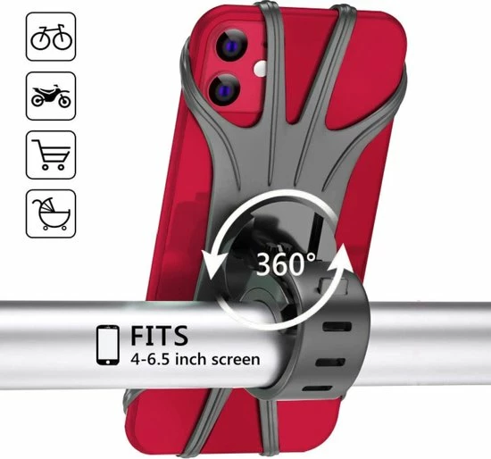 Uitgang β Merkloos Telefoonhouder Fiets - Stevige Silicone Stuurhouder - Universeel - Zwart π― 3 Uitgang β Merkloos Telefoonhouder Fiets - Stevige Silicone Stuurhouder - Universeel - Zwart π―