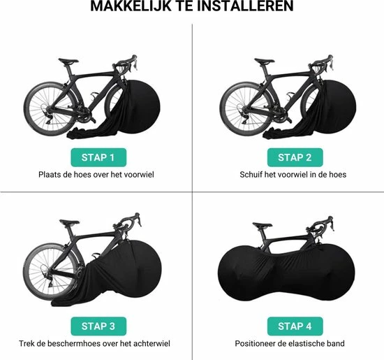 Begroting π TIKKENS Fiets Beschermhoes - Racefiets - Cover - Bescherming - Hoes - Zwart π€© 5 Begroting π TIKKENS Fiets Beschermhoes - Racefiets - Cover - Bescherming - Hoes - Zwart π€© - Afbeelding 3