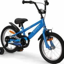 Flash-uitverkoop ✔️ SJOEF Race Jongensfiets 14 Inch - Blauw 🎉 -MGO Leisure Wear winkel 550x516 4