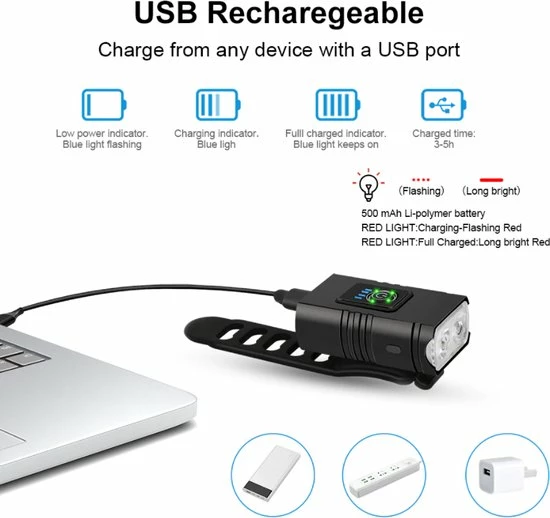 Kopen ๐ OEM Line Professionele Bi - LED Fiets Verlichting Set | Fietsverlichting 1000 Lumen Sterk Wit Licht + Achterlicht Rood | USB Oplaadbaar | IPX5 Waterdicht | Aluminium Behuizing | LED Fietslamp Fiets Lamp Koplamp Achterlicht | 2 Jaar Garantie ๐ 12 Kopen ๐ OEM Line Professionele Bi - LED Fiets Verlichting Set | Fietsverlichting 1000 Lumen Sterk Wit Licht + Achterlicht Rood | USB Oplaadbaar | IPX5 Waterdicht | Aluminium Behuizing | LED Fietslamp Fiets Lamp Koplamp Achterlicht | 2 Jaar Garantie ๐ - Afbeelding 10