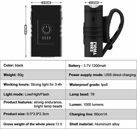 Kopen ๐ OEM Line Professionele Bi - LED Fiets Verlichting Set | Fietsverlichting 1000 Lumen Sterk Wit Licht + Achterlicht Rood | USB Oplaadbaar | IPX5 Waterdicht | Aluminium Behuizing | LED Fietslamp Fiets Lamp Koplamp Achterlicht | 2 Jaar Garantie ๐ 20 Kopen ๐ OEM Line Professionele Bi - LED Fiets Verlichting Set | Fietsverlichting 1000 Lumen Sterk Wit Licht + Achterlicht Rood | USB Oplaadbaar | IPX5 Waterdicht | Aluminium Behuizing | LED Fietslamp Fiets Lamp Koplamp Achterlicht | 2 Jaar Garantie ๐ - Afbeelding 18