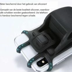 Coupon 🌟 ExCorn Smartphone Houder Fiets - Telefoonhouder Voor Op De Fiets - Mobiele Telefoonhouder - Gsm Toestel - Stuur - Universeel - Zwart - Bike Mount Holder | ( Apple / IPhone / Samsung / Huawei / Nokia / LG / HTC / Sony / Xiaomi / Acer / Google) 💯 -MGO Leisure Wear winkel 550x519 9
