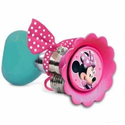 Nieuw 🌟 Disney Fietstoeter Minnie Mouse 6,5 X 14 Cm Roze/mintgroen 🔔 -MGO Leisure Wear winkel 550x520 1