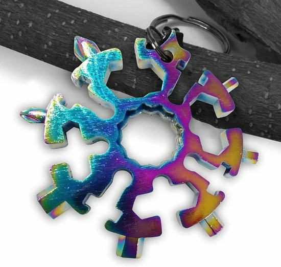 Kopen ✔️ Merkloos 20-in-1 Sneeuwvlok Multitool - Ringsleutel - Inbussleutel - Schroevendraaier - Flesopener - Mesje - Snowflake - Sinterklaas - Kerst - Cadeau Tip - Parelmoer / Kleurrijk 🥰 6 Kopen ✔️ Merkloos 20-in-1 Sneeuwvlok Multitool - Ringsleutel - Inbussleutel - Schroevendraaier - Flesopener - Mesje - Snowflake - Sinterklaas - Kerst - Cadeau Tip - Parelmoer / Kleurrijk 🥰 - Afbeelding 4