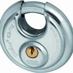 Uitgang 🛒 ABUS Discushangslot - 70mm - Staal/beugel Gehard Staal (Verpakt In Blister) 🎁 -MGO Leisure Wear winkel 550x525 3