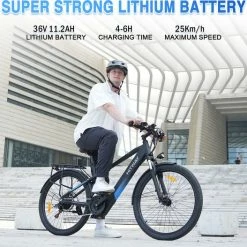 Goedkoop ⭐ HITWAY Elektrische Fiets E-bike 26", E-bike, 36V/11,2Ah Accu, 250W, Tot 35-90km, Max. 25 Km/u, Offroad Mountainbike Met Shimano 21 Versnellingen, Stadsfiets Heren Dames ✨ 14 Goedkoop ⭐ HITWAY Elektrische Fiets E-bike 26", E-bike, 36V/11,2Ah Accu, 250W, Tot 35-90km, Max. 25 Km/u, Offroad Mountainbike Met Shimano 21 Versnellingen, Stadsfiets Heren Dames ✨ -MGO Leisure Wear winkel 550x527 7