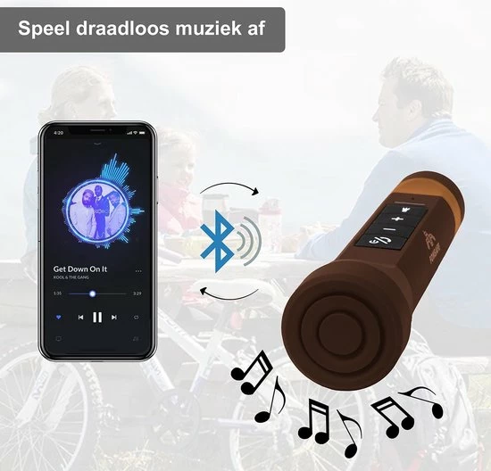 Coupon 😉 FONSAFE 5in1 Multi Powerbank Voor Fiets Met Bluetooth Speaker En LED Lamp - Universeel Fiets Accessoires - Multifunctioneel - Draagbaar - FM-Radio En MP3 - Handsfree Bellen - Zaklamp - Koffie / Bruin 🎉 17 Coupon 😉 FONSAFE 5in1 Multi Powerbank Voor Fiets Met Bluetooth Speaker En LED Lamp - Universeel Fiets Accessoires - Multifunctioneel - Draagbaar - FM-Radio En MP3 - Handsfree Bellen - Zaklamp - Koffie / Bruin 🎉 - Afbeelding 15