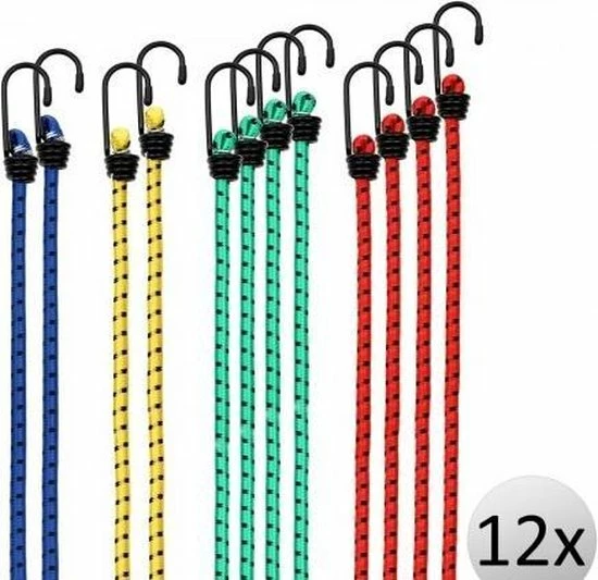 Aanbiedingen 👍 Merkloos 12 X Rubberen Bagagespin Met Haken 30-95 Cm X 8 Mm 🎁 7 Aanbiedingen 👍 Merkloos 12 X Rubberen Bagagespin Met Haken 30-95 Cm X 8 Mm 🎁 - Afbeelding 5