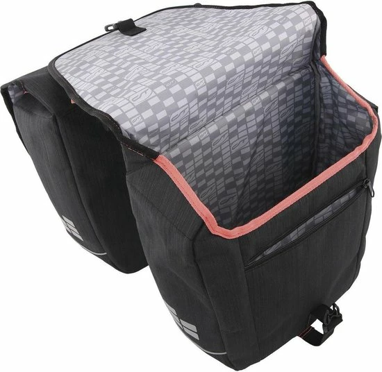 Beste deal π Contec Dubbele Fietstas - Neo Double - Zwart/ Neo Rood - Met Racktime Snap-It Adapter β 4 Beste deal π Contec Dubbele Fietstas - Neo Double - Zwart/ Neo Rood - Met Racktime Snap-It Adapter β - Afbeelding 2