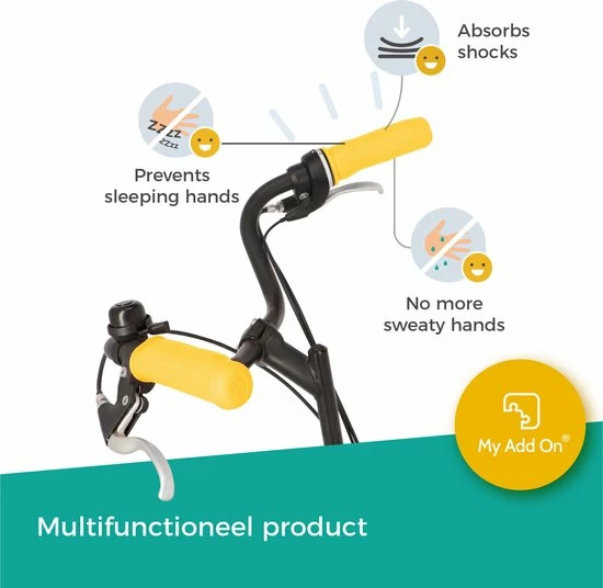 Groothandel βοΈ MyAddOn MyVeloGrips Ergonomische Handvatovertrek Voor Fietsgrepen Van Silicone Tegen Slapende Handen Tijdens Het Fietsen, Handvatovertrek Voor Alle Fietsengrepen, Handvathoes 2st. Geel 21x6,5x9cm π 6 Groothandel βοΈ MyAddOn MyVeloGrips Ergonomische Handvatovertrek Voor Fietsgrepen Van Silicone Tegen Slapende Handen Tijdens Het Fietsen, Handvatovertrek Voor Alle Fietsengrepen, Handvathoes 2st. Geel 21x6,5x9cm π - Afbeelding 4