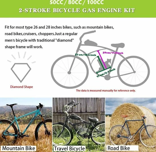 Beste recensies van ๐งจ Merkloos Fietsmotor Kit - 2 Takt - Gas Elektrisch Startmotor - E-fietsonderdelen - Koppeling - DIY - MTB Benzine Gemotoriseerde Set - 80cc Zwart ๐ 5 Beste recensies van ๐งจ Merkloos Fietsmotor Kit - 2 Takt - Gas Elektrisch Startmotor - E-fietsonderdelen - Koppeling - DIY - MTB Benzine Gemotoriseerde Set - 80cc Zwart ๐ - Afbeelding 3