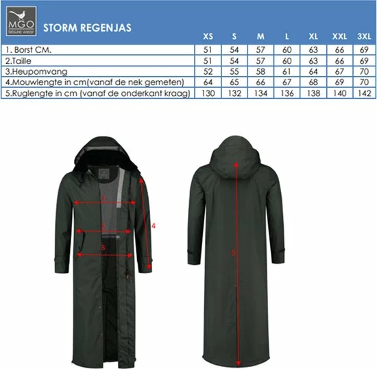 Kopen π― MGO Leisure Wear MGO Storm Extra Lange Regenjas - Dames Jack - Blauw - Maat XL π₯ 8 Kopen π― MGO Leisure Wear MGO Storm Extra Lange Regenjas - Dames Jack - Blauw - Maat XL π₯ - Afbeelding 6