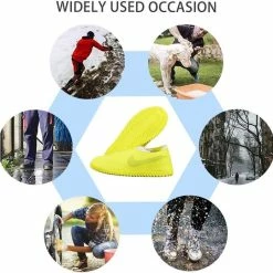 Groothandel ✔️ LIXIN Regen Overschoenen - Geel - Maat L - Maat 40 Tot 45 - Waterdichte Overschoenen - Siliconen Overschoenen - Herbruikbare Regenlaarzen - Anti Slip - Fietsen, Vissen - Voor Mannen En Vrouwen ✨ -MGO Leisure Wear winkel 550x540 10