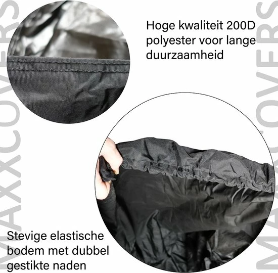 Beste deal π₯° Maxxcovers Bakfiets Hoes - Waterdicht - CargoBike - Dolly - Cargo 2 Wieler Fietshoes - A-Kwaliteit - Zwart π 6 Beste deal π₯° Maxxcovers Bakfiets Hoes - Waterdicht - CargoBike - Dolly - Cargo 2 Wieler Fietshoes - A-Kwaliteit - Zwart π - Afbeelding 4