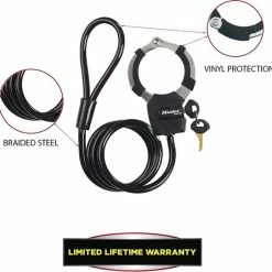 Uitgang 💯 MasterLock Master Lock 8275EURDPROBLK Kabelslot Zwart Sleutelslot 😉 13 Uitgang 💯 MasterLock Master Lock 8275EURDPROBLK Kabelslot Zwart Sleutelslot 😉 -MGO Leisure Wear winkel 550x542 3