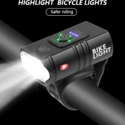 Kopen 🌟 NA Fietslamp - Fiets Licht - Fietsverlichting USB Oplaadbaar - Fietsverlichting Led ✨