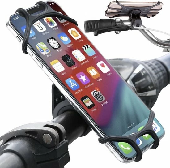 Gloednieuw π Merkloos Telefoonhouder Fiets Universeel - 360 Draaibaar Telefoon Houder Fiets - Telefoonhouder Motor - Zwart β 3 Gloednieuw π Merkloos Telefoonhouder Fiets Universeel - 360 Draaibaar Telefoon Houder Fiets - Telefoonhouder Motor - Zwart β