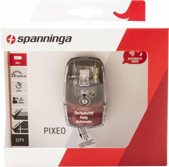 Beste Pirce 🤩 Spanninga Pixeo Fiets Achterlicht - Batterij - Met Auto-sensor ✔️ 8 Beste Pirce 🤩 Spanninga Pixeo Fiets Achterlicht - Batterij - Met Auto-sensor ✔️ - Afbeelding 6