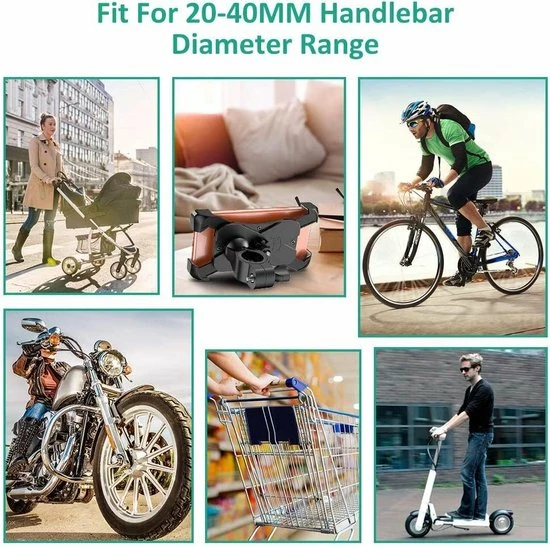 Hete verkoop π Opline KING Mobiele Houder Voor Fiets Of Motorfiets | Geschikt Voor: Samsung Galaxy S20 Plus| Fietshouder | Telefoonhouder π― 4 Hete verkoop π Opline KING Mobiele Houder Voor Fiets Of Motorfiets | Geschikt Voor: Samsung Galaxy S20 Plus| Fietshouder | Telefoonhouder π― - Afbeelding 2