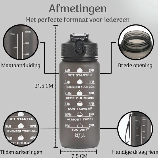 Kopen ๐ Migliore Bidon 600 Ml - Met Rietje - BPA Vrij - Sport - 750 Ml - Ook In 1 Liter En 2 Liter ๐งจ 5 Kopen ๐ Migliore Bidon 600 Ml - Met Rietje - BPA Vrij - Sport - 750 Ml - Ook In 1 Liter En 2 Liter ๐งจ - Afbeelding 3