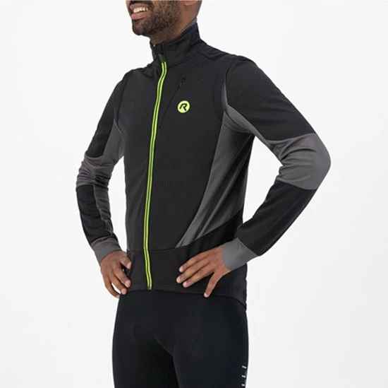 Promo π Rogelli Brave Winterjack - Fietsjack - Zwart/Grijs/Fluor - Heren - Maat 3XL π₯° 7 Promo π Rogelli Brave Winterjack - Fietsjack - Zwart/Grijs/Fluor - Heren - Maat 3XL π₯° - Afbeelding 5