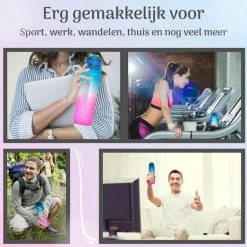 Aanbiedingen 🔔 Migliore Bidon 1 Liter - Met Rietje - BPA Vrij - Sport - Ook In 600 Ml En 2 Liter ❤️ -MGO Leisure Wear winkel 550x550 164