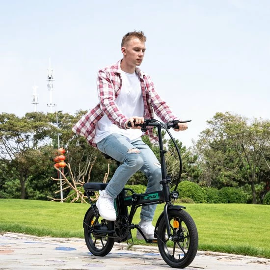 Goedkoop ❤️ HITWAY E Bike Elektrische Fiets Vouwfiets, 36V/8,4Ah Accu, 250W Motor, 25km/u, Tot 35-70km, 16" City EBike Voor Dames En Heren. 😀 5 Goedkoop ❤️ HITWAY E Bike Elektrische Fiets Vouwfiets, 36V/8,4Ah Accu, 250W Motor, 25km/u, Tot 35-70km, 16" City EBike Voor Dames En Heren. 😀 - Afbeelding 3