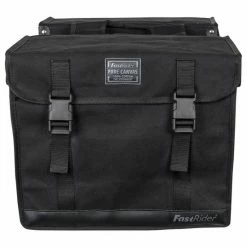Begroting 🌟 FastRider Canvas 94 Dubbele Fietstas - Bevat Snelsluitingen, Uitsparing Voor Snelbinders En LED Verlichting - Reflectiestrepen - 56 Liter - Zwart 🎉 -MGO Leisure Wear winkel 550x550 211