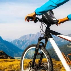 Korting 💯 Kirano Fietstas Stuur - Stuurtas - Fiets Telefoonhouder - Smartphone Houder Fiets - Waterdichte Fietstas - Universeel - Zwart 🛒 -MGO Leisure Wear winkel 550x550 229