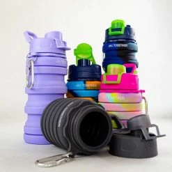Groothandel ⨠All Together Drinkfles - Opvouwbare Bidon - 500ml - Silicone - Donker Roze Blauw đ 19 Groothandel ⨠All Together Drinkfles - Opvouwbare Bidon - 500ml - Silicone - Donker Roze Blauw đ -MGO Leisure Wear winkel 550x550 244