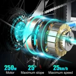 Korting 🎁 Hitway Elektrische Fiets | E-bike Damesfiets | 26 Inch | 250W Motor | Wit ❤️ 14 Korting 🎁 Hitway Elektrische Fiets | E-bike Damesfiets | 26 Inch | 250W Motor | Wit ❤️ -MGO Leisure Wear winkel 550x550 291