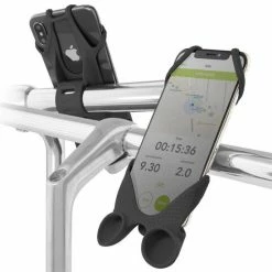 Coupon 🥰 Bone Collection Bone Sport Telefoonhouder Fiets Met Geluidsversterker - Bike Tie Speaker Zwart 🥰